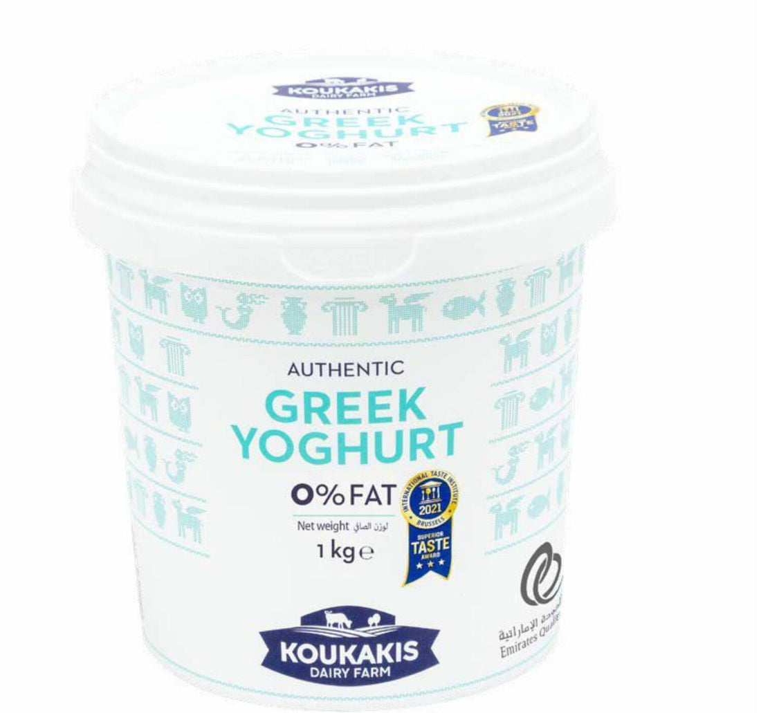 Koukakis Authentic Greek Yoghurt 0% Fat 1 kg