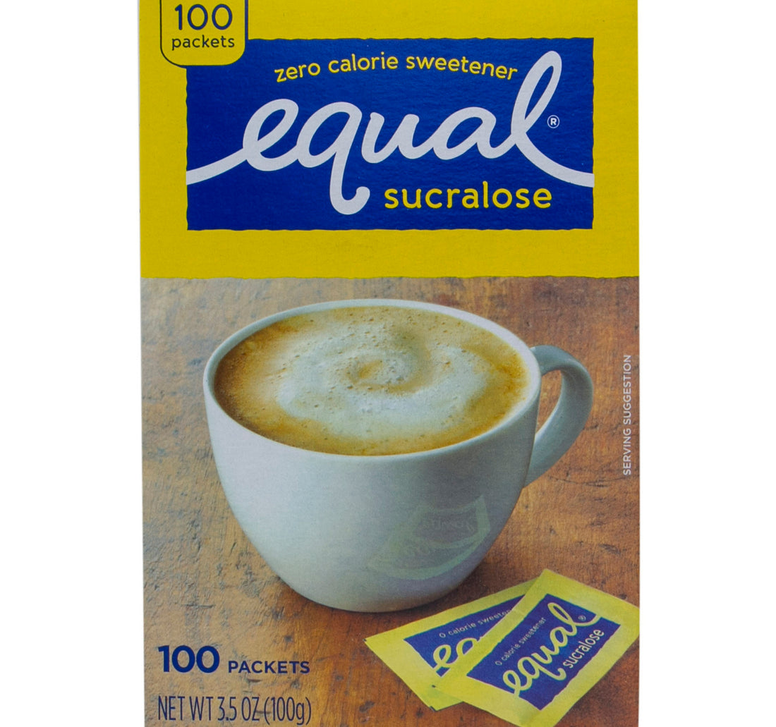 مُحلي متساوي السكرالوز خالي من السعرات الحرارية 100 قطعة
