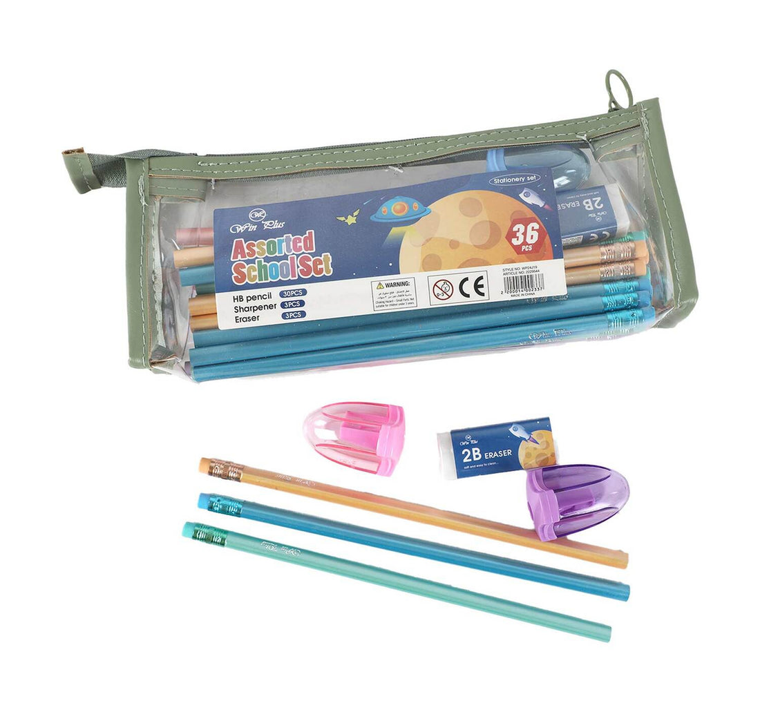 Win Plus HB Pencil Kit 36s