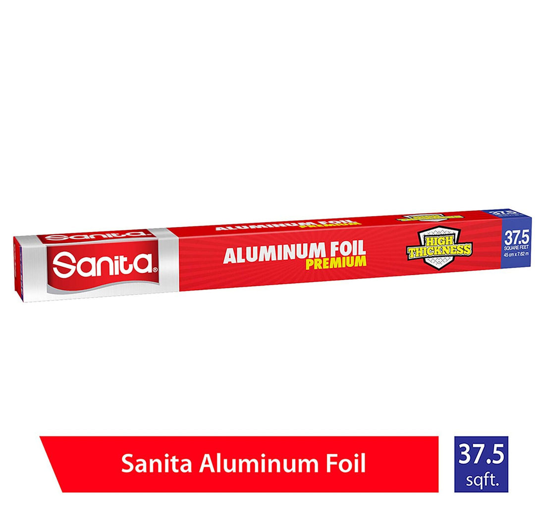 Sanita Premium Aluminum Foil 37.5sq.ft. Size 7.62m x 45cm 1 pc