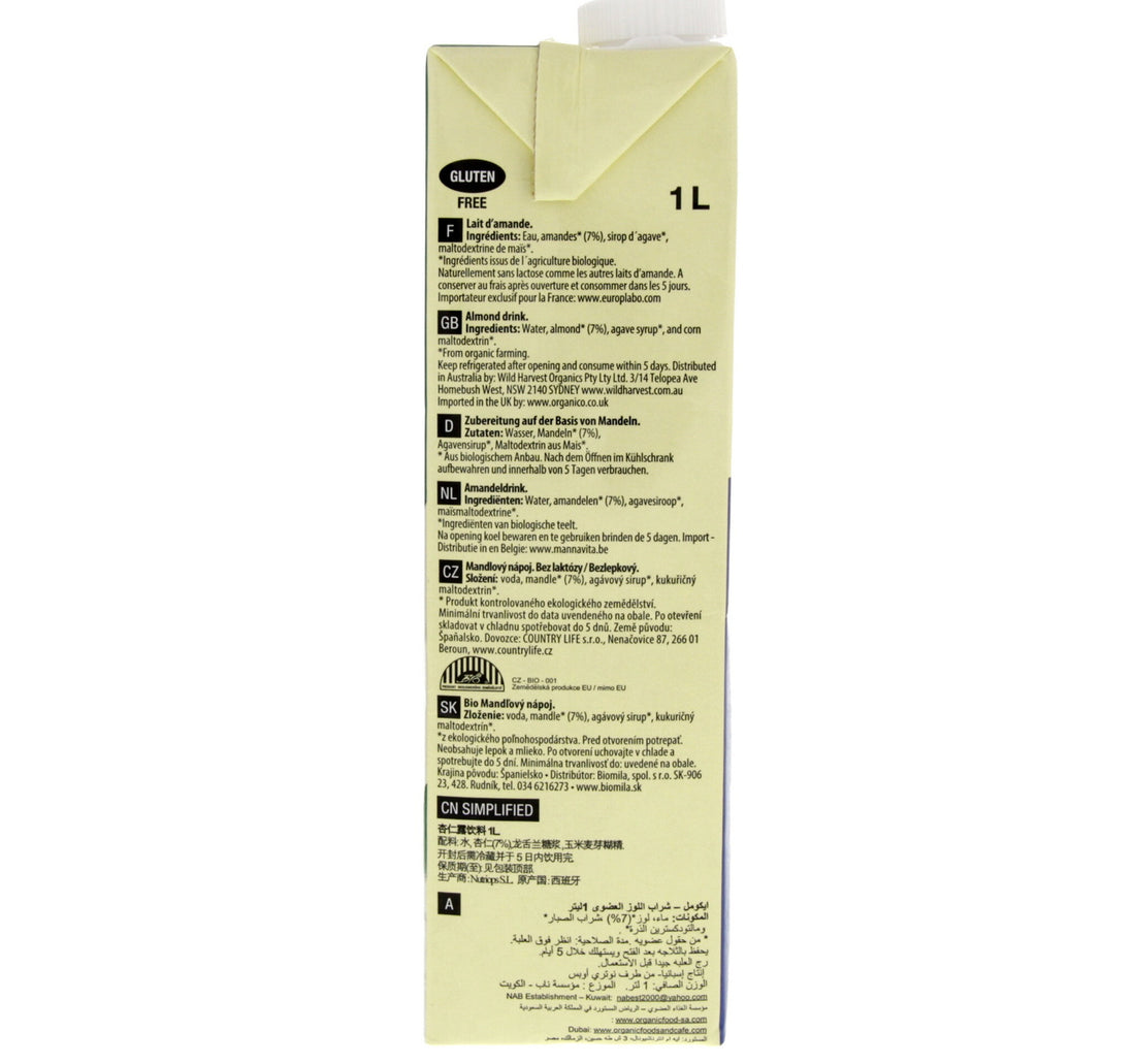 Ecomil Organic Almond Drink Original 1 Litre