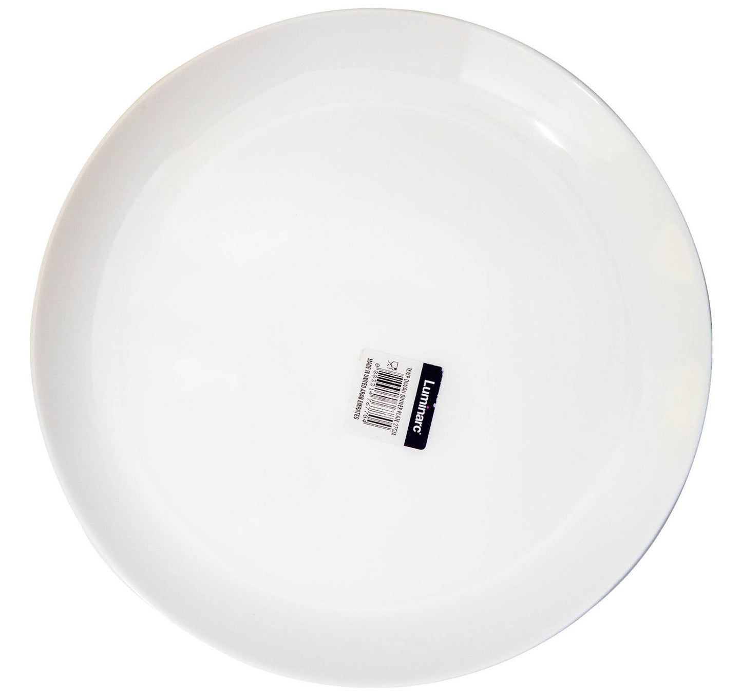 Luminarc Diwali Plain Dinner Plate, 27 cm, P6040