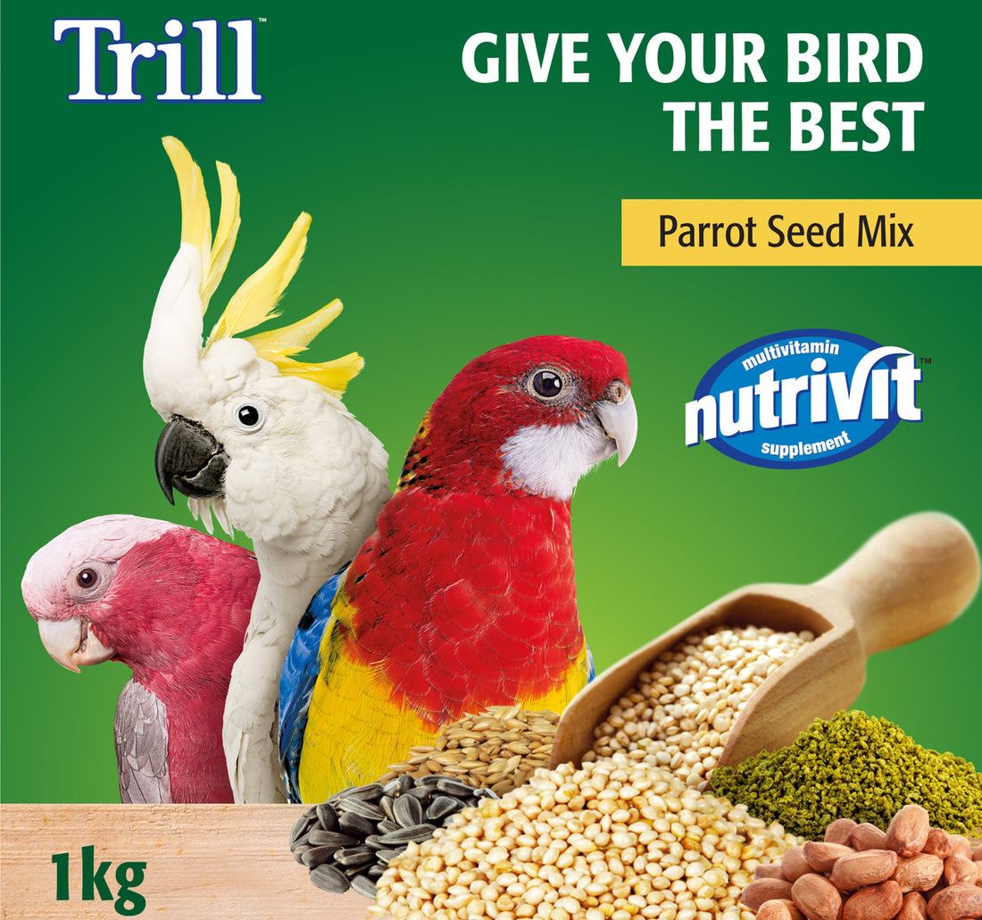 Trill Parrot Seed Mix Bird Food 1 kg
