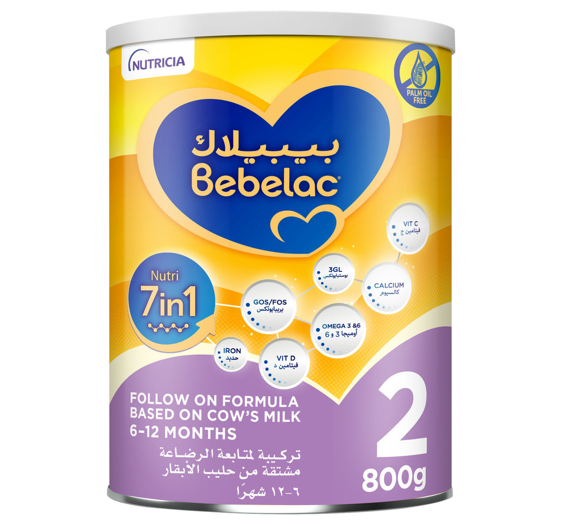 Bebelac Nutri 7in1 Follow On Formula Stage 2 From 6 to 12 Months 800 g
