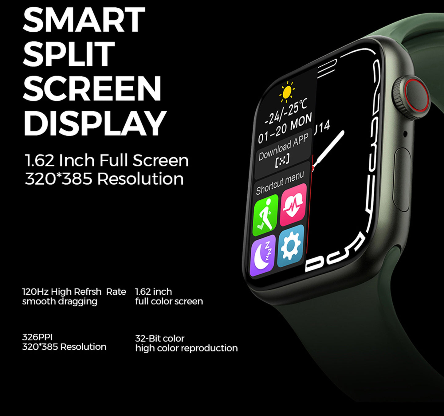 Trands Mini Smart Watch with Built-in Games TR-SW50