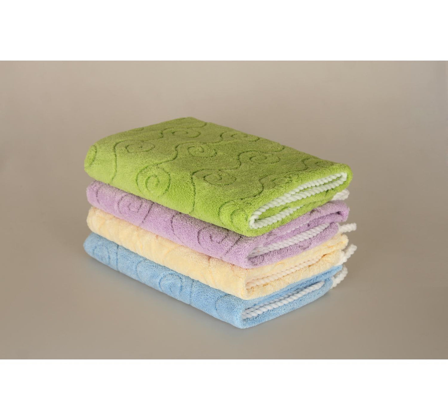 Maple Leaf Home Cotton Fleece Jacquard Bath Towel, 70 x 140 cm