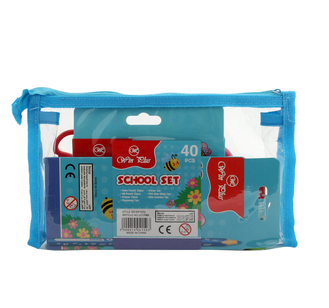 Win Plus School Kit EK1273 40 pcs