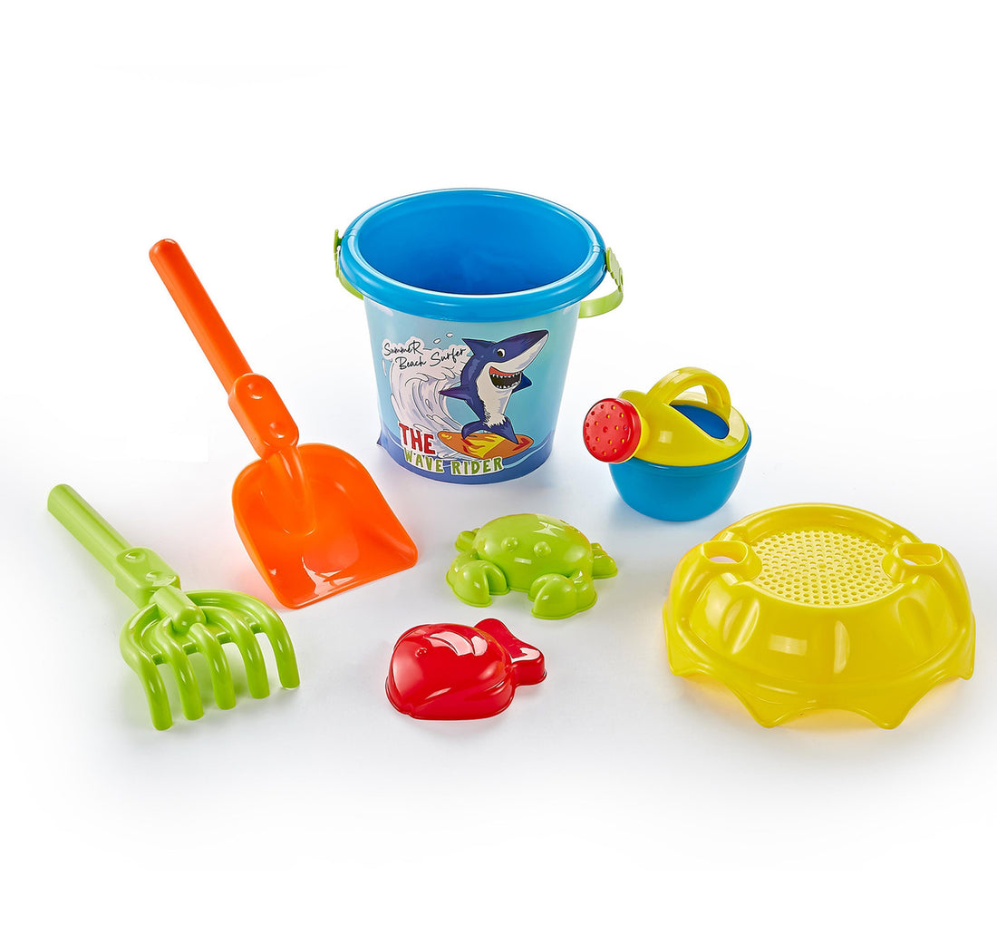 Skid Fusion Beach Bucket Set 7pcs Assorted