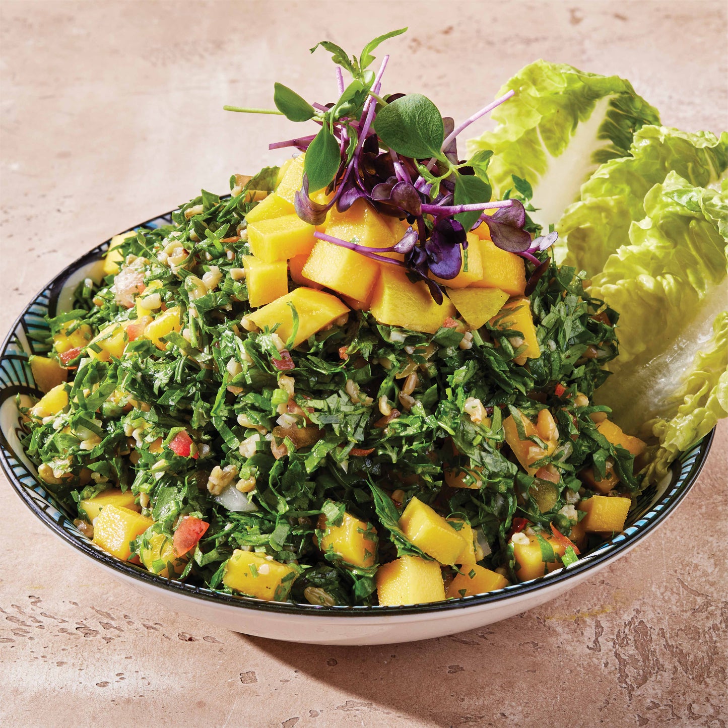 Balkon Mango Tabouleh Freekah Kitchen by Abeer