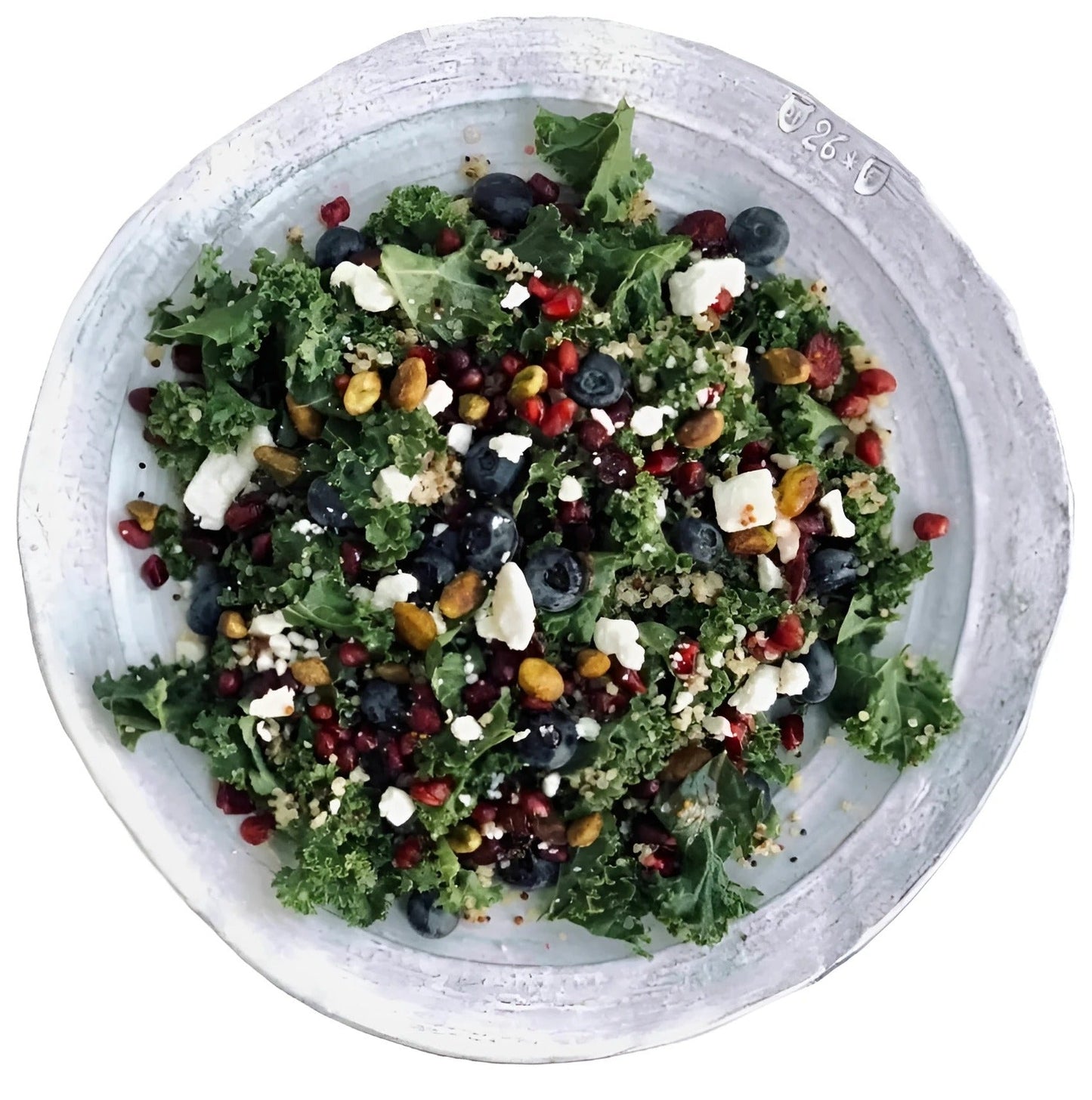 Blueberry Pomegranate salad Salad bowls