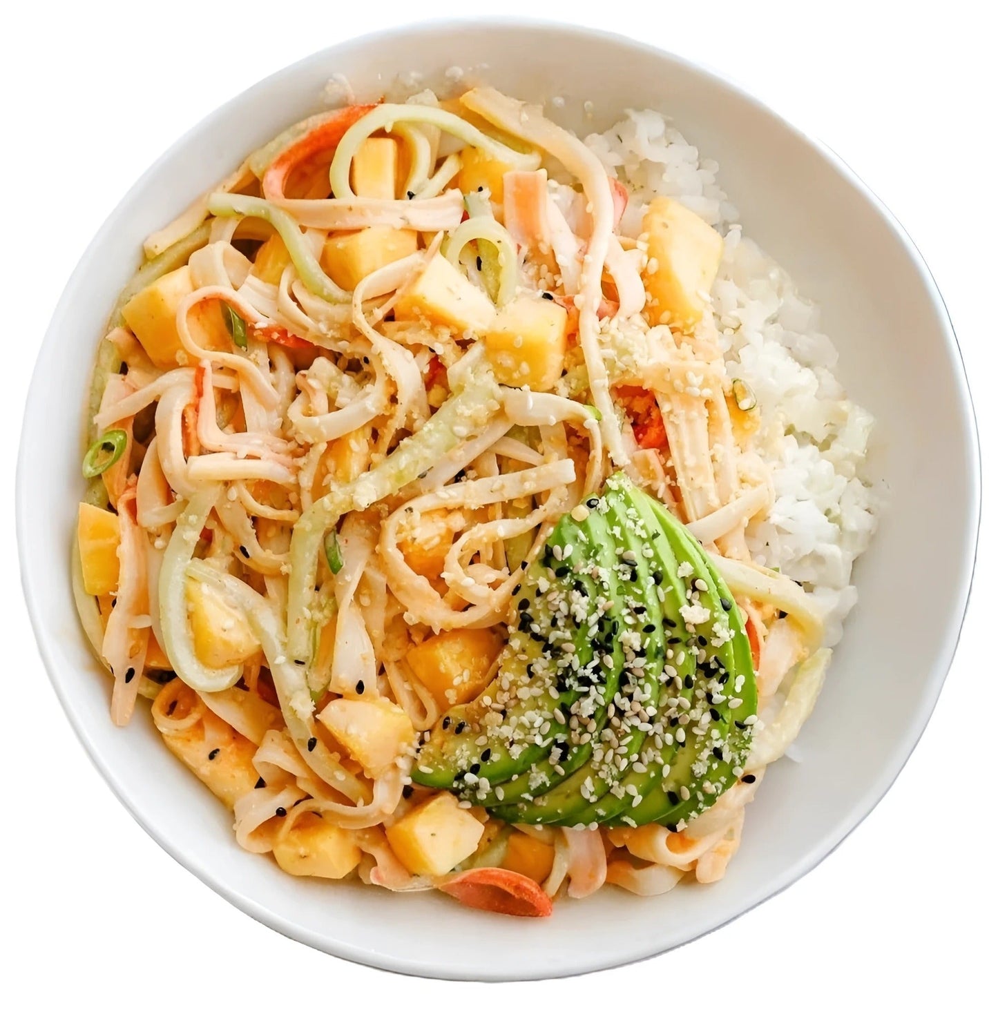 Crab rice Bowl Salad bowls