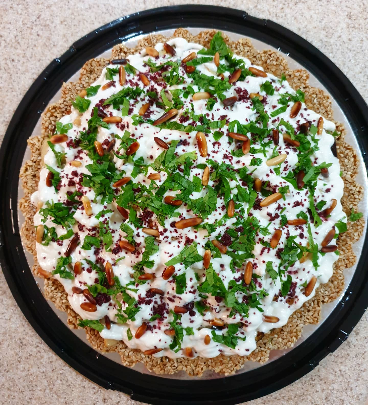 Falafel tart
