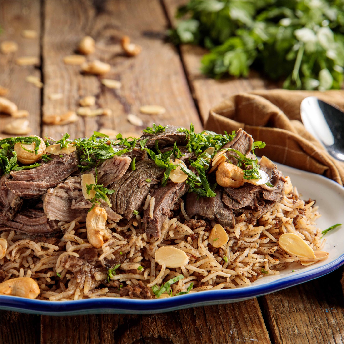 Lamb Ouzi Kitchen by Abeer