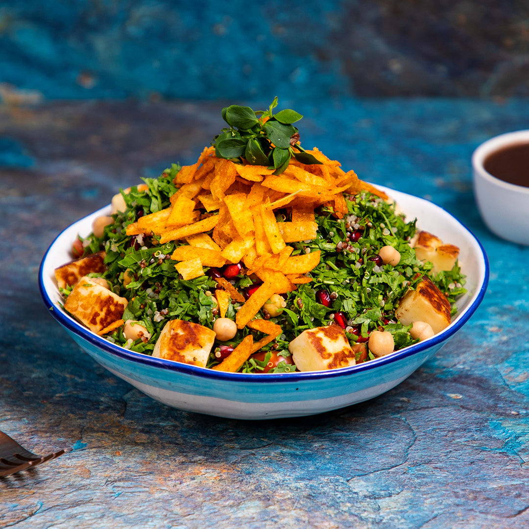 Quinoa Halloumi Salad