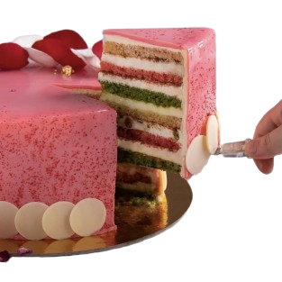 Rose Pistachio Mohalabiya Lily's Cupcake