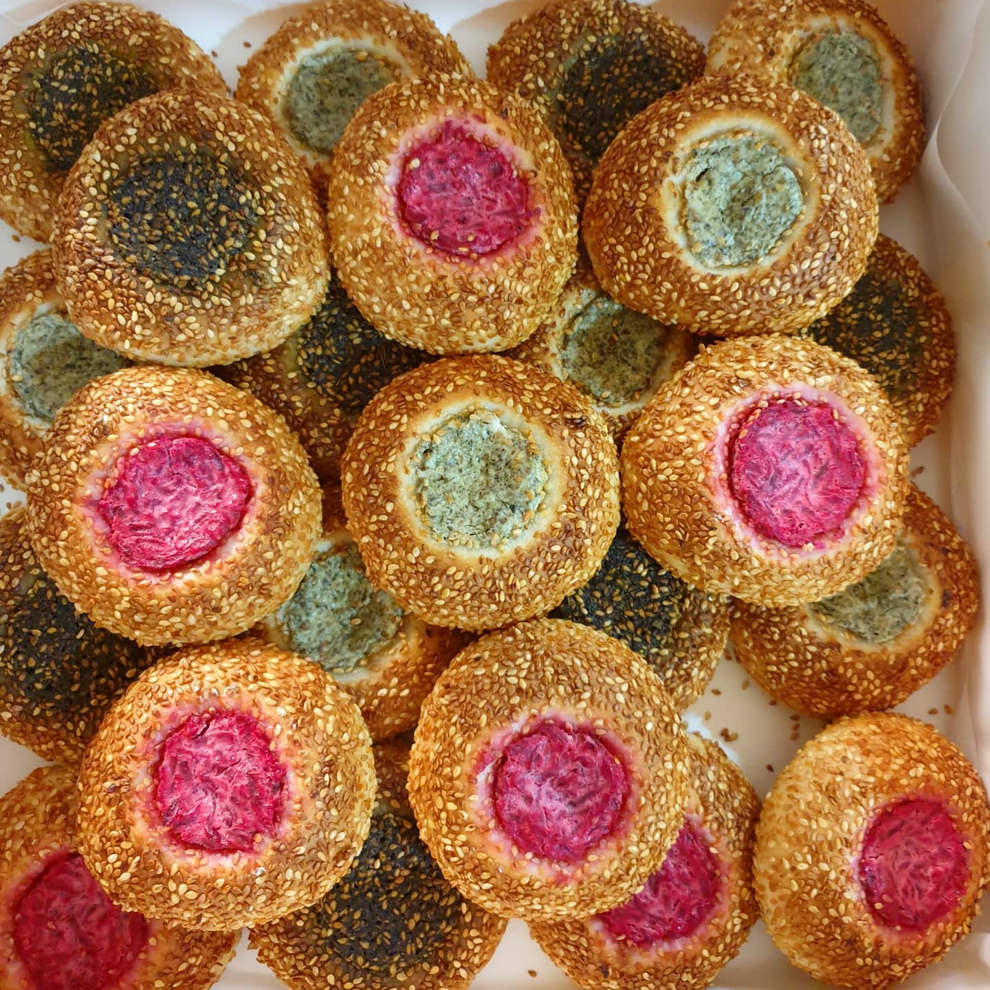 Mini Stuffed Simit (assorted) Firin