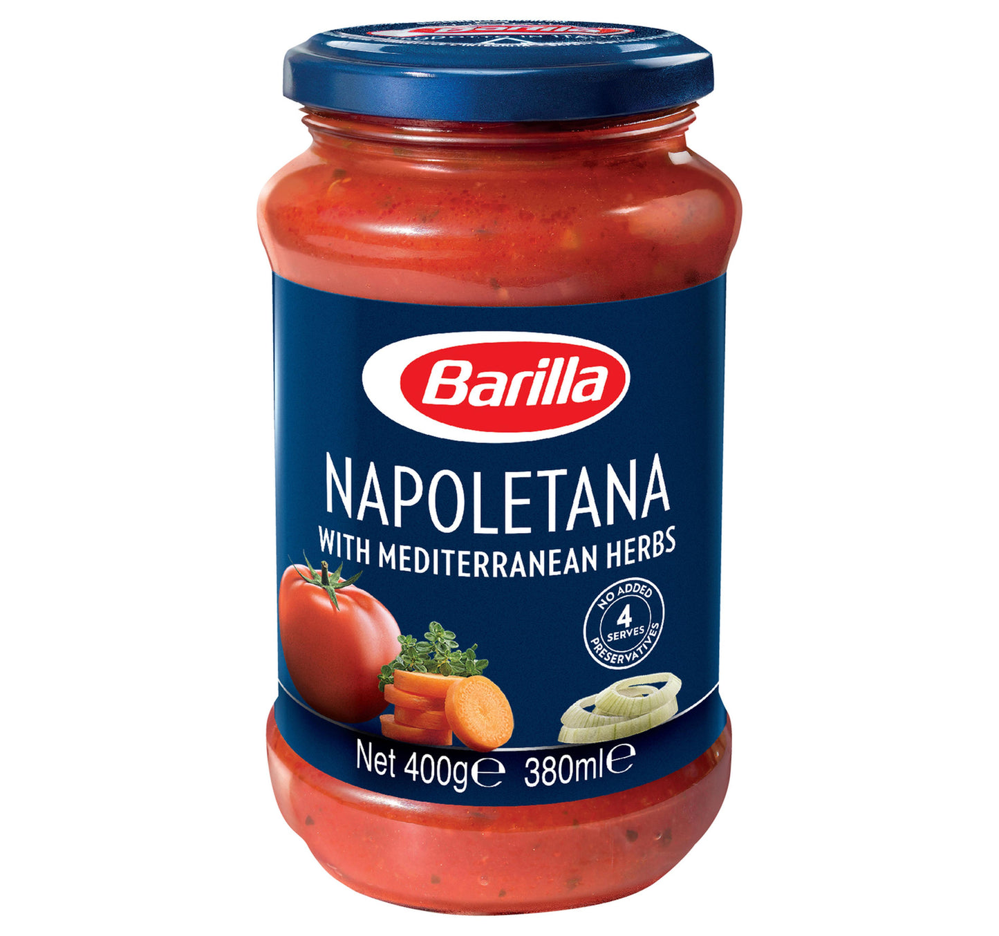 Barilla Napoletana Pasta Sauce With Italian Tomato and Basil 400 g