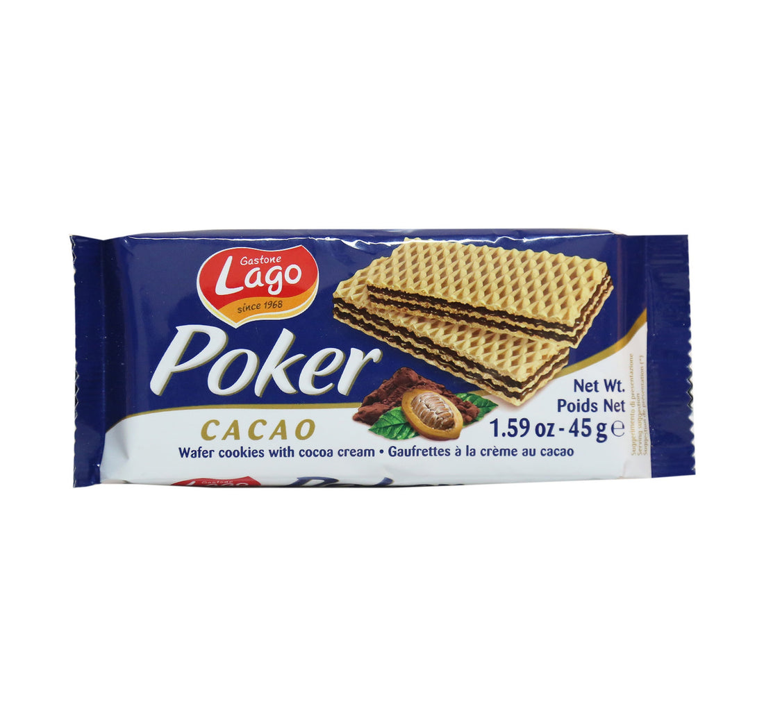 Lago Poker Wafer Cacao 45 g