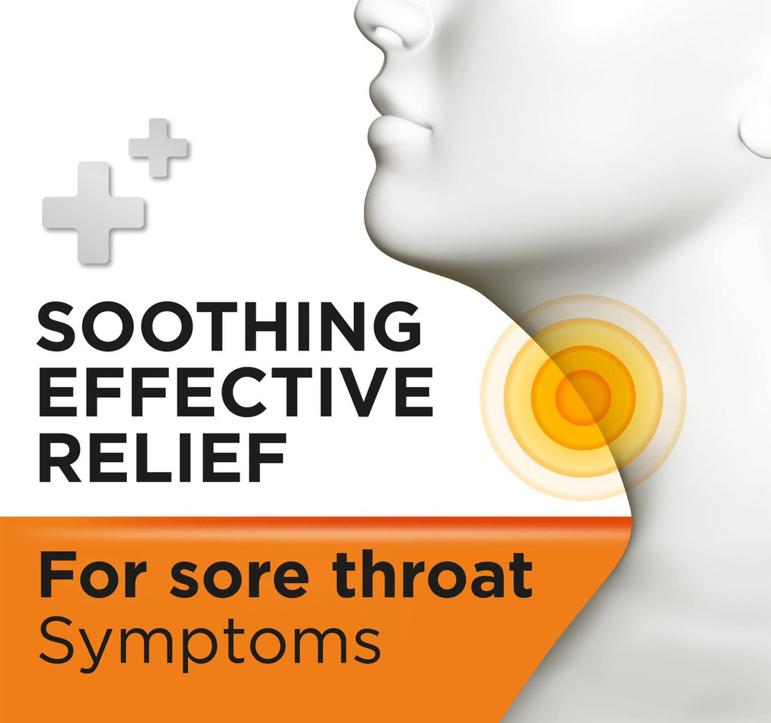 Strepsils Sore Throat Relief Orange 24 pcs