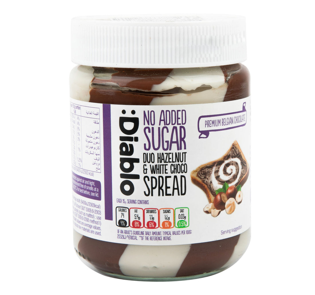 كريمة ديابلو ديو بالبندق والشوكولاتة البيضاء 350 غرام