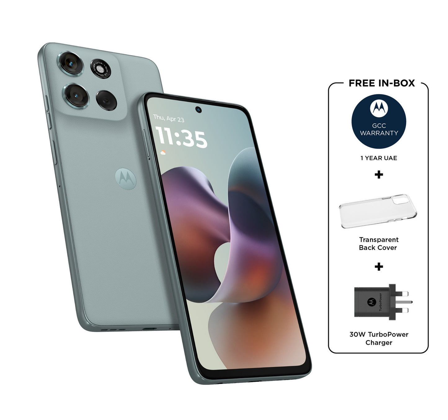 Motorola G56 5G Smartphone, 12 GB RAM, 256 GB Storage, Gray Mist