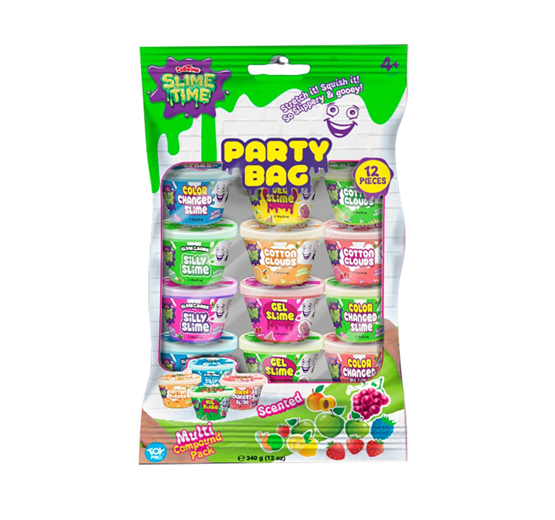 Doh Time Slime Time Party Bag, 12 cans, TP103163