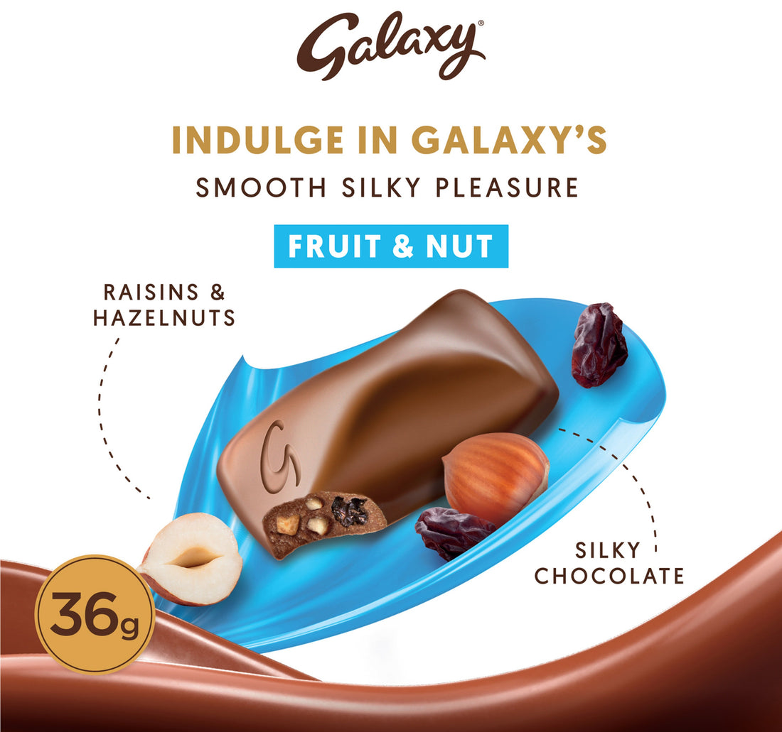 Galaxy Fruit & Nut Chocolate Bar 36 g
