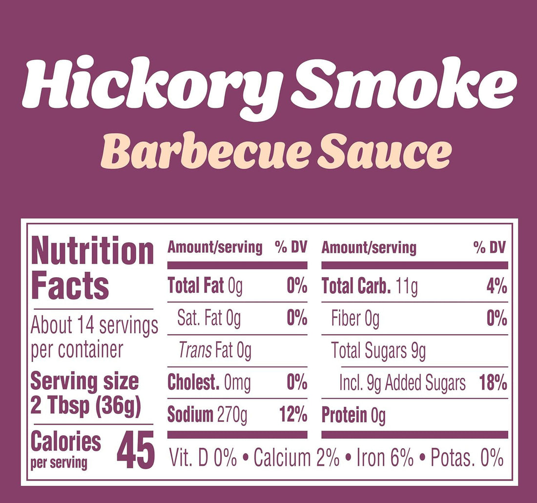 Kraft Hickory Smoke Barbecue Sauce 496 g