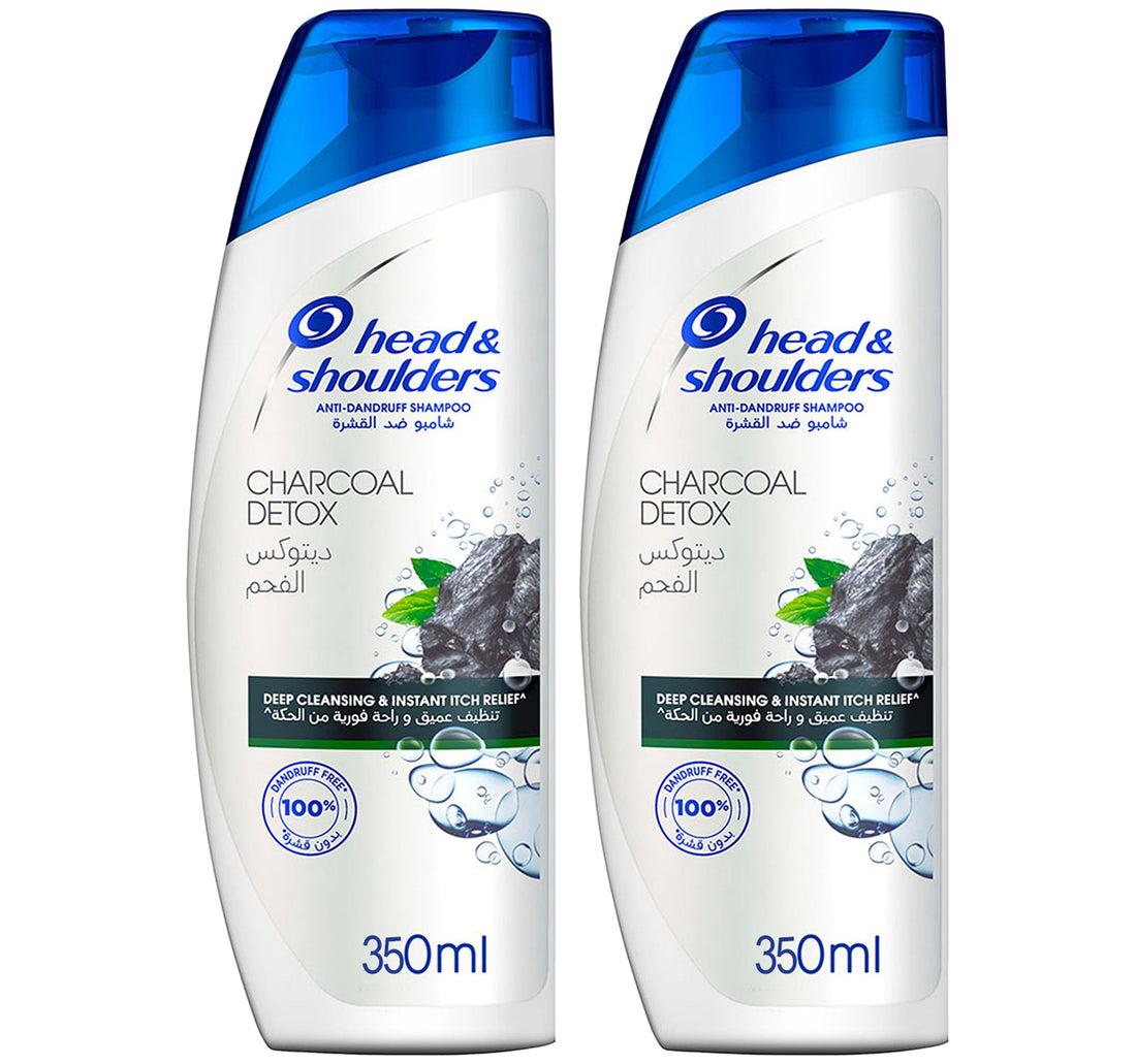Head & Shoulders Charcoal Detox Anti-Dandruff Shampoo Value Pack 2 x 350 ml