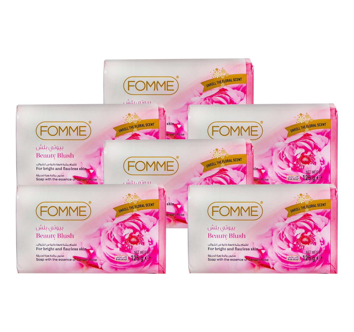 Fomme Soap Beauty Blush 6 x 125 g