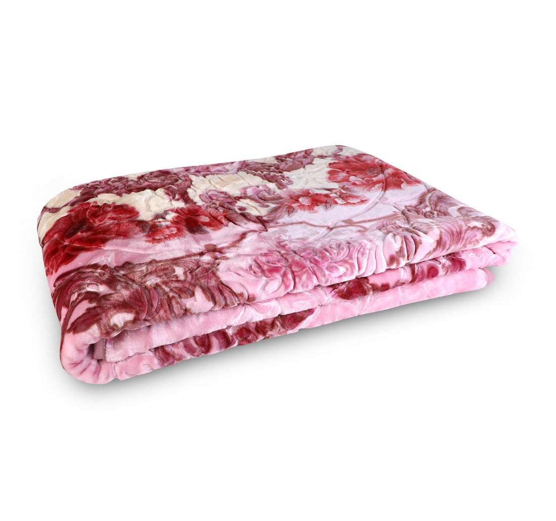 Maple Leaf Blanket Embossed 200x240cm 2.8kg Assorted Color