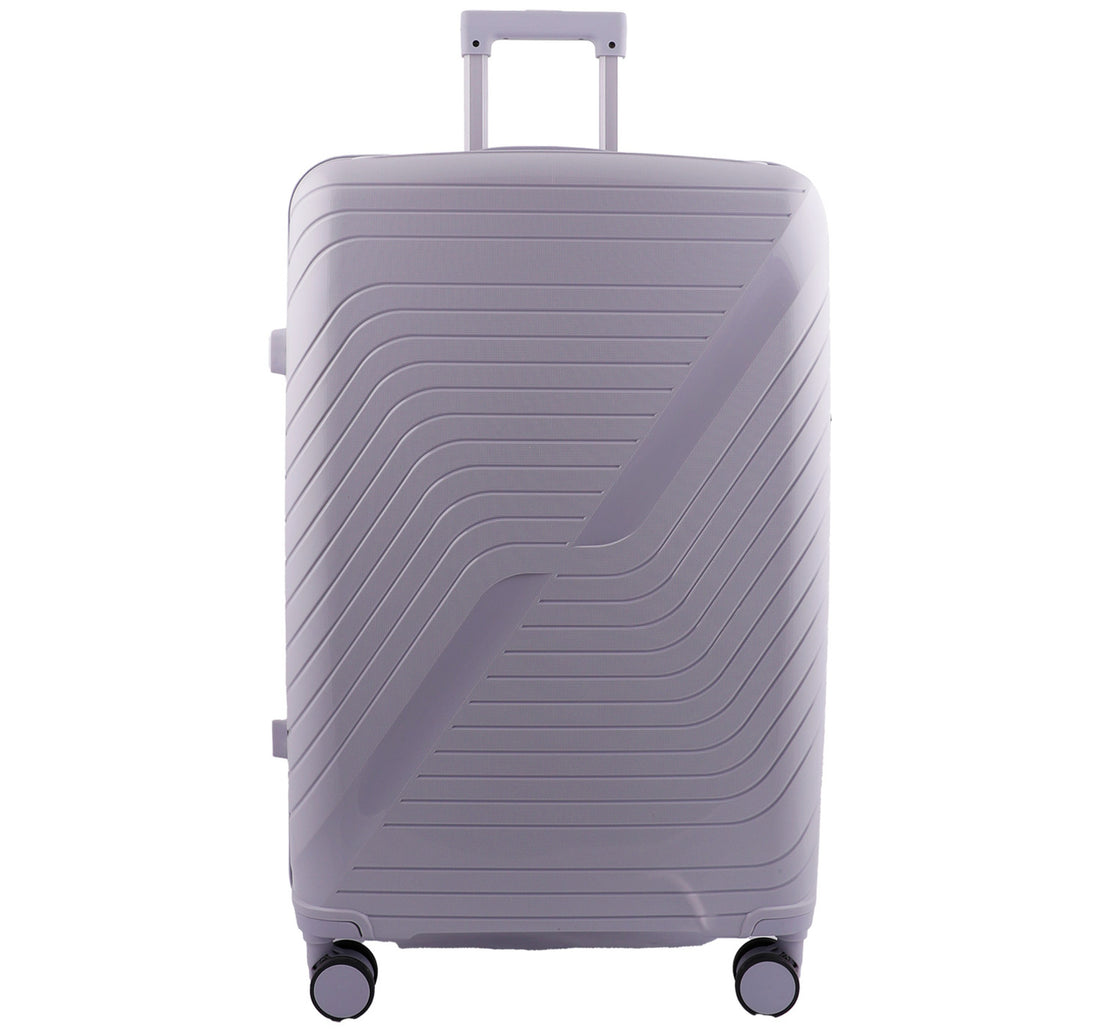 Ambest Polypropylene 4 Wheel Hard Trolley, 24 inches, Assorted, 43704