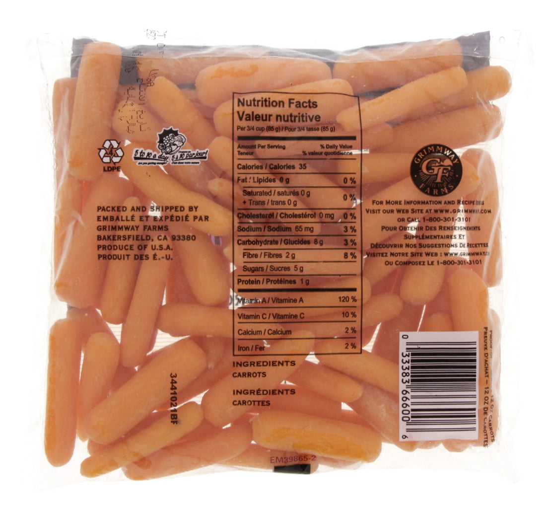 Baby Carrots Peeled USA 340 g