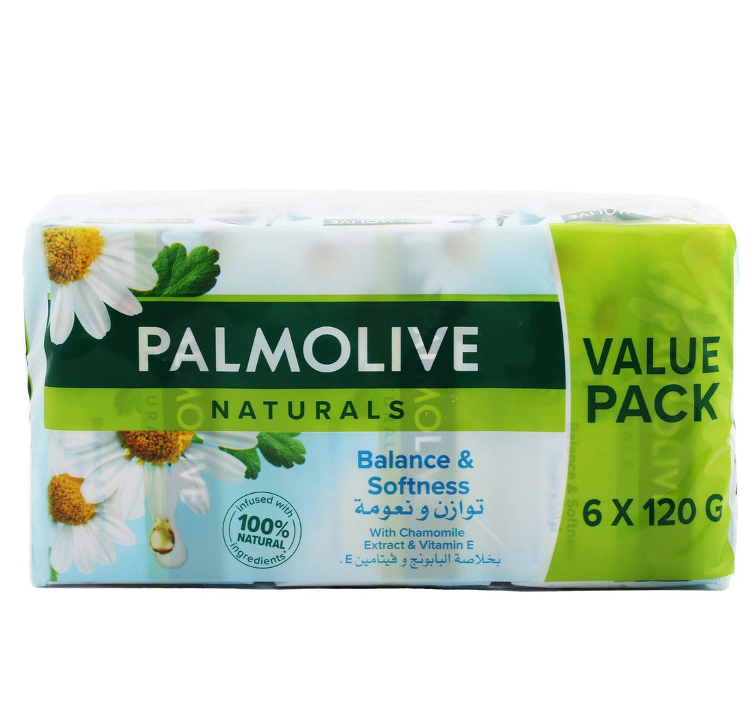 صابون بالموليف الطبيعي بخلاصة البابونج وفيتامين هـ 120 جم 5 + 1