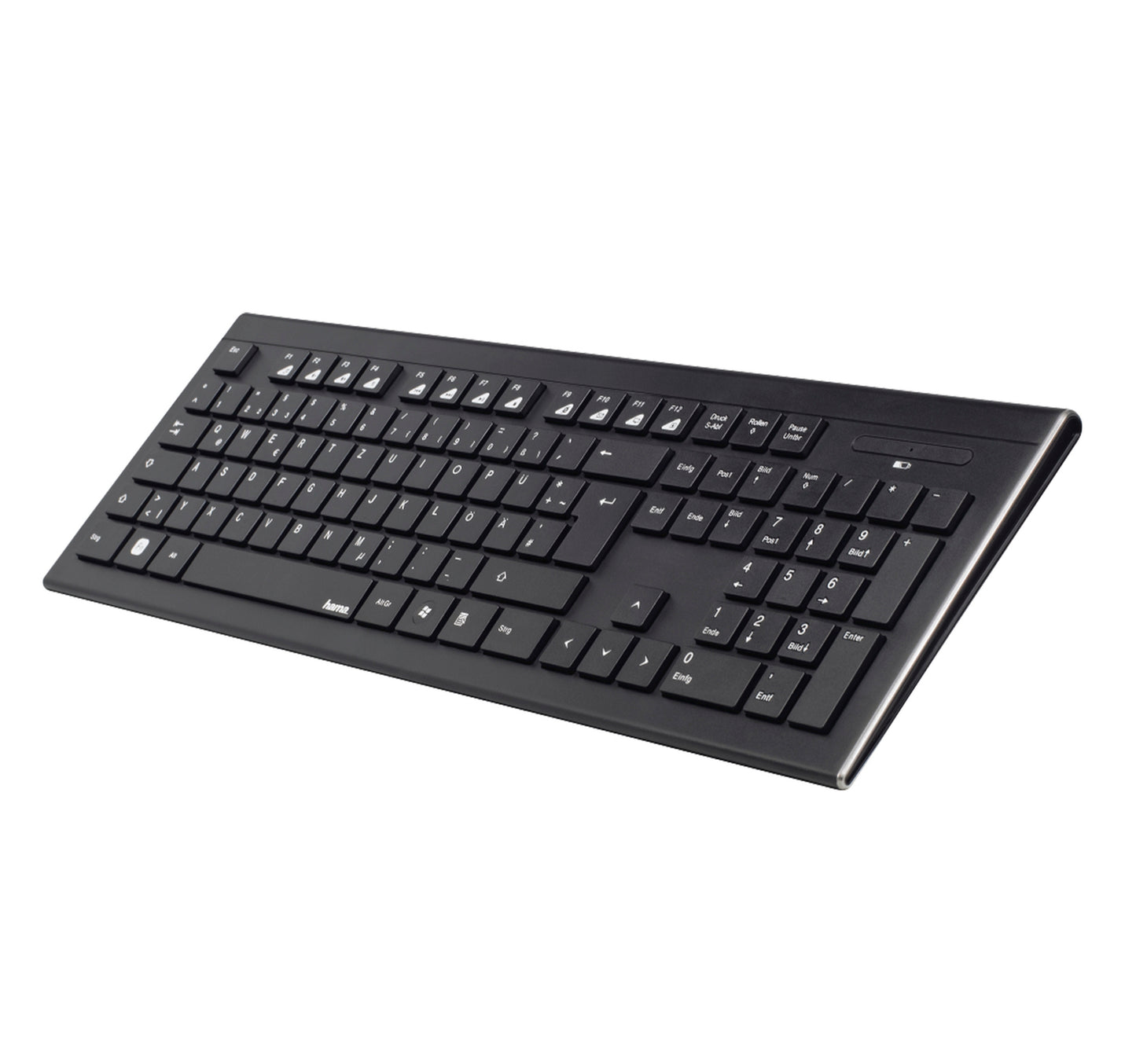 Hama Cortino Wireless QWERTY Keyboard/Mouse Set, D3182664