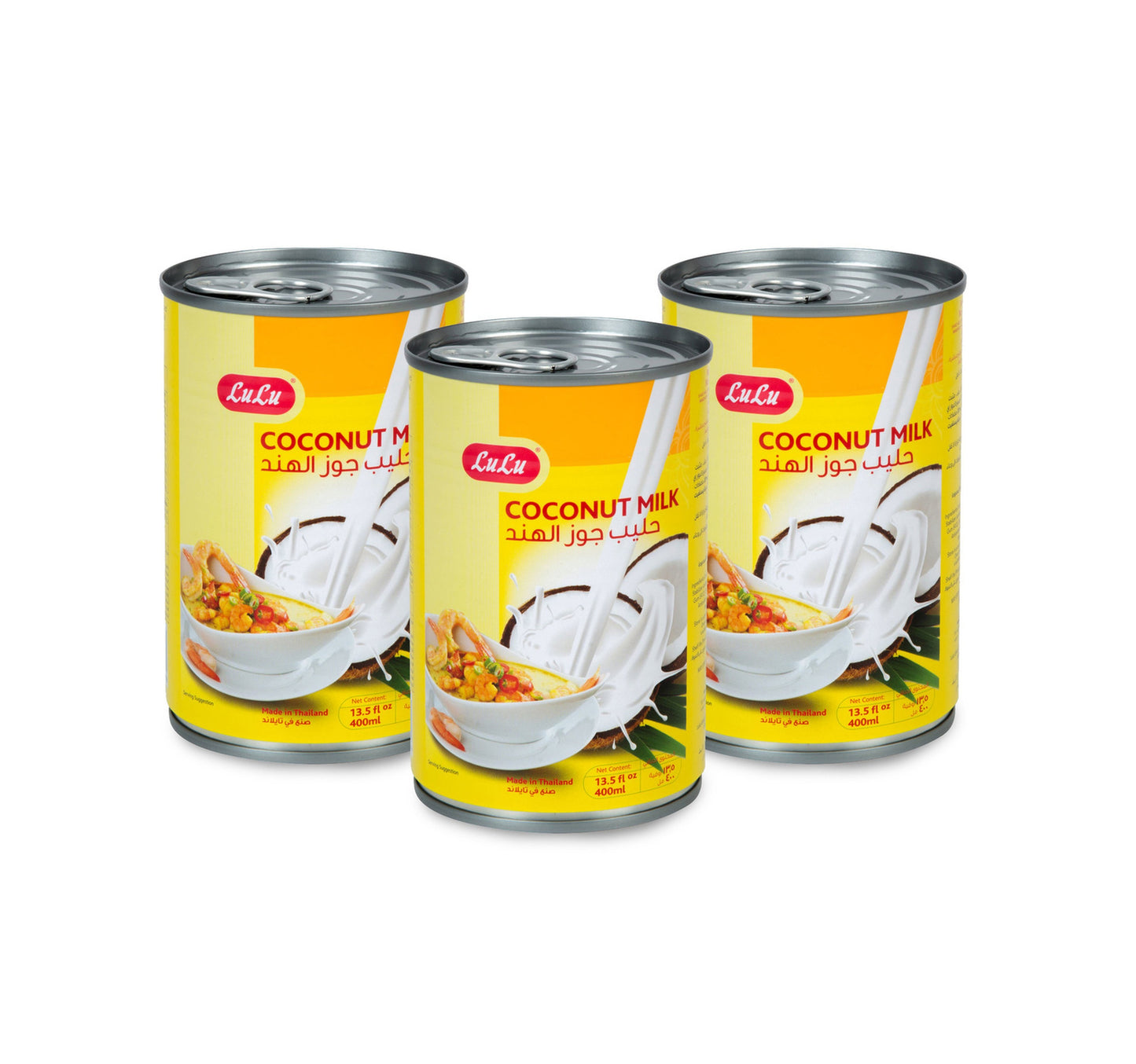 LuLu Coconut Milk 3 x 400 ml