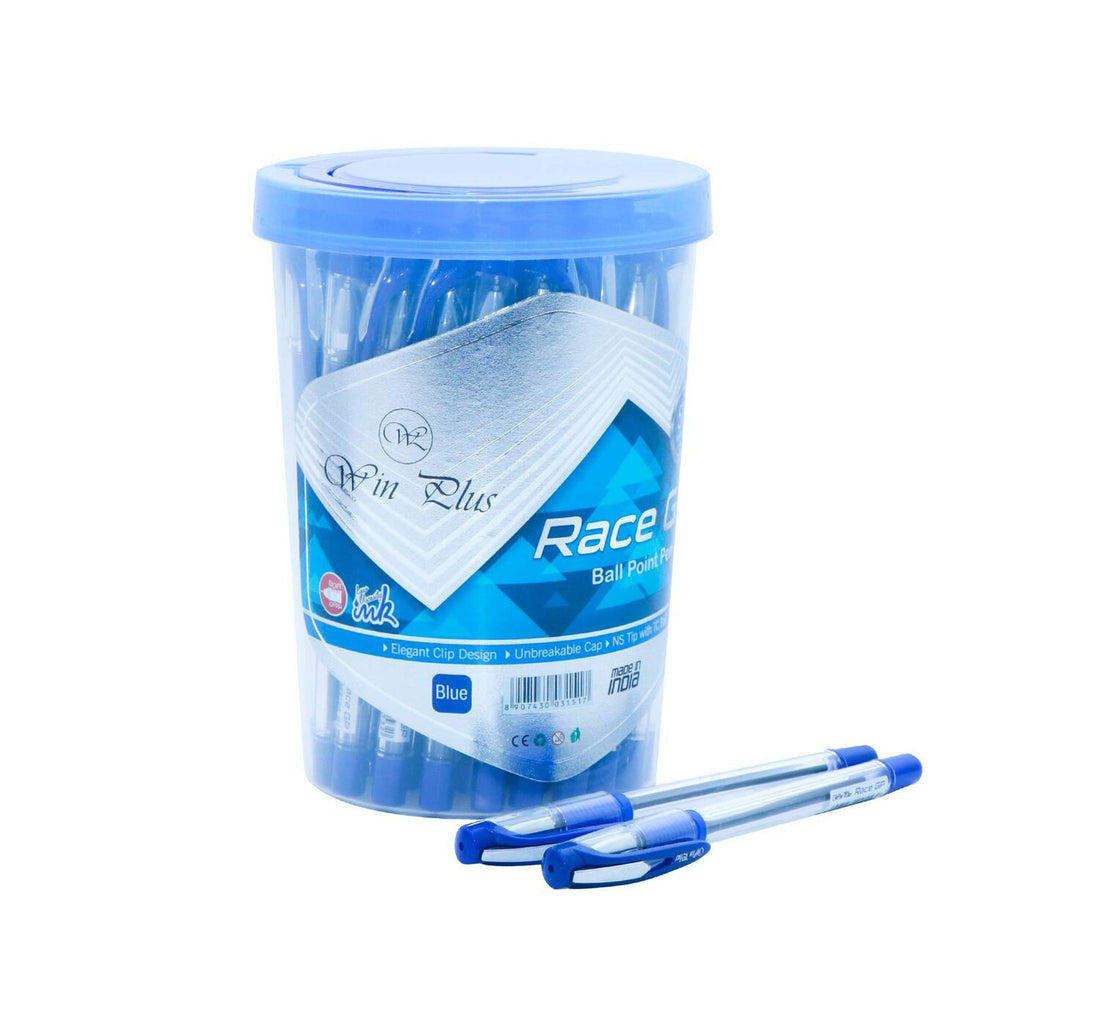 Win Plus Race GP Ball Point Pen 0.7mm Blue 50's