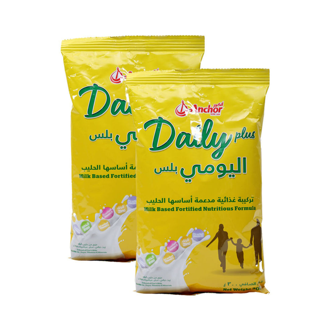 Anchor Daily Plus Milk Powder Pouch 2 x 300 g