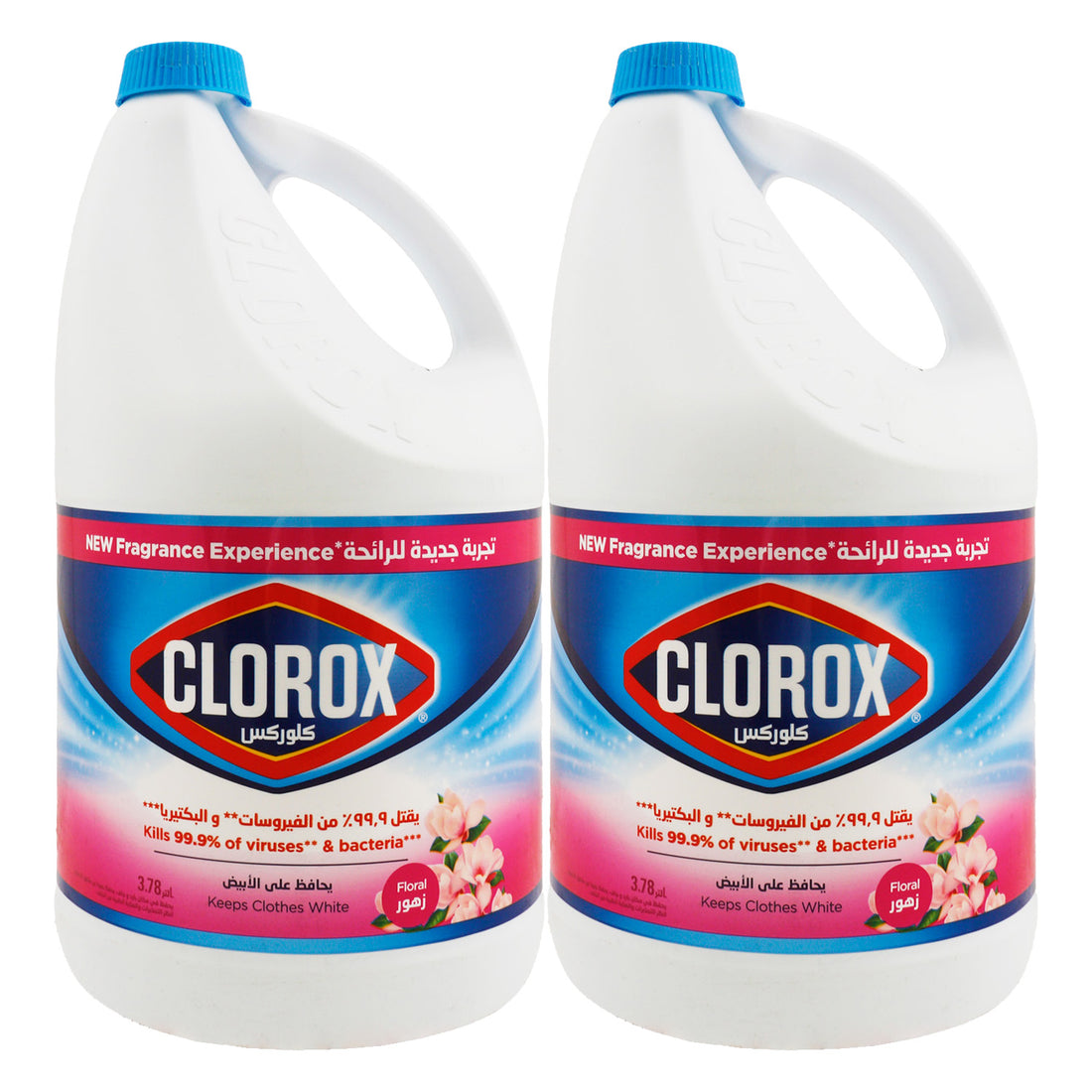 Clorox Bleach Floral Value Pack 2 x 3.78 Litres