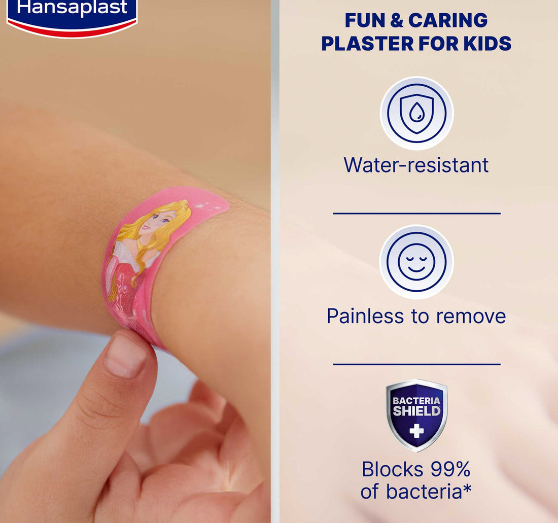 Hansaplast Disney Princess Wound Plasters Kids Plasters Water-Resistant 20 pcs