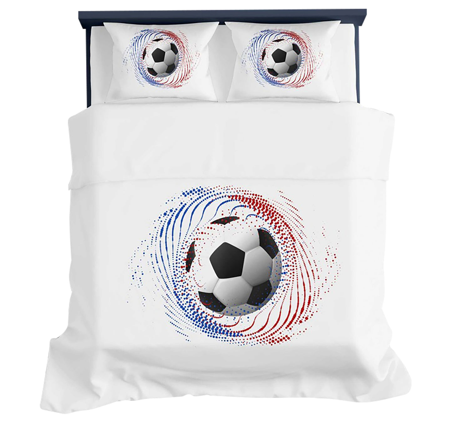 Maple Leaf Foot Ball Comforter 3pc Set 160x240cm Assorted