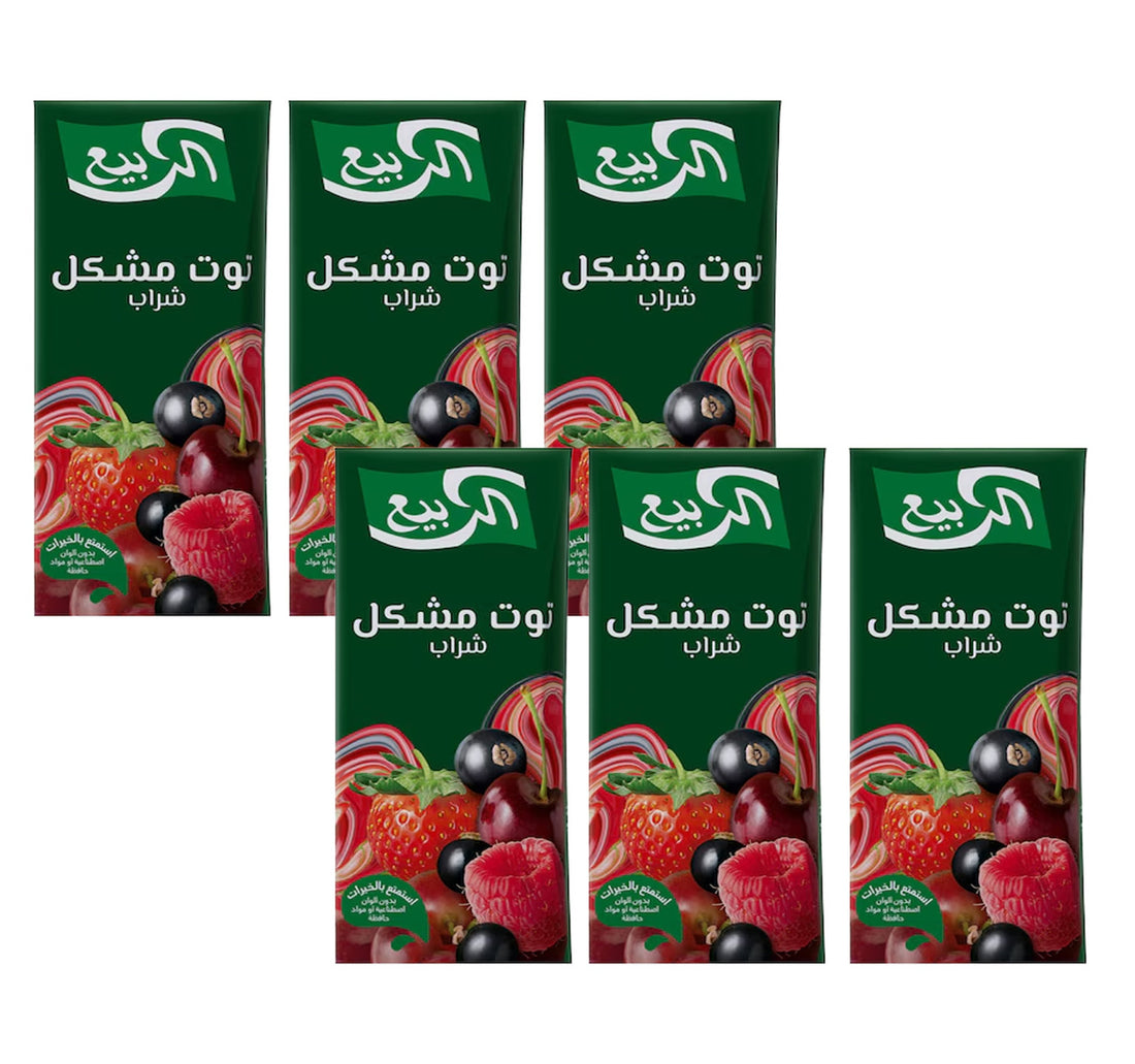 Al Rabie Berry Mix Drink 6 x 185 ml