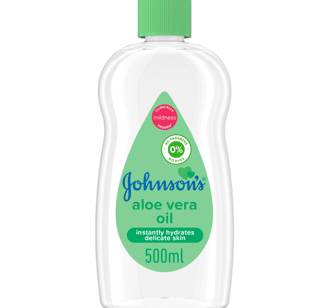 Johnson's Aloe Vera Oil Baby Oil 500 ml