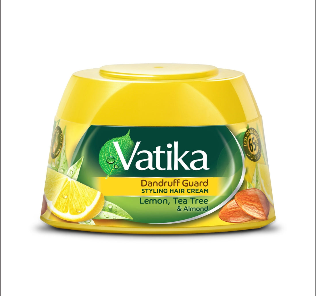 Vatika Dandruff Guard Styling Hair Cream Lemon Tea Tree & Almond 140 ml