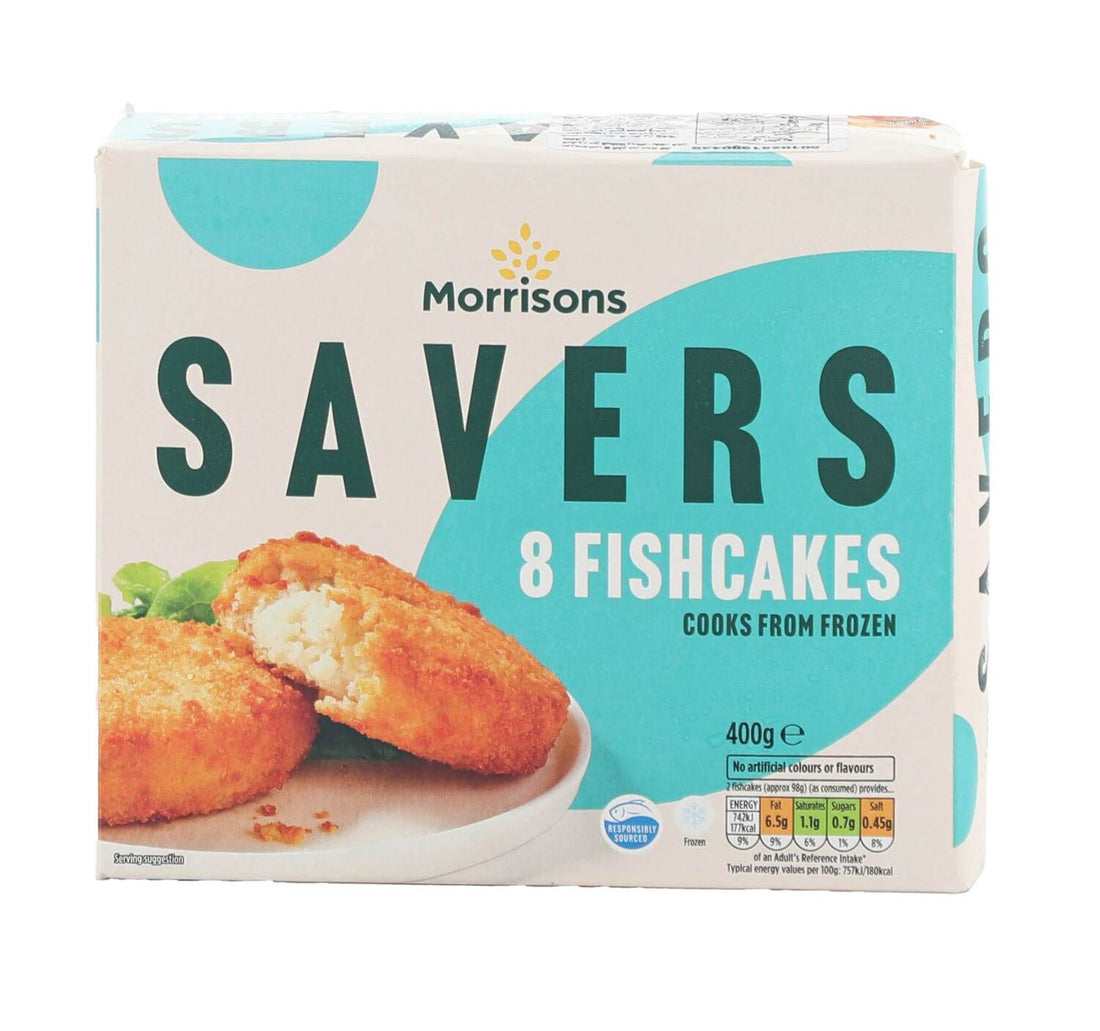 Morrisons Savers 8 Fishcakes 400 g