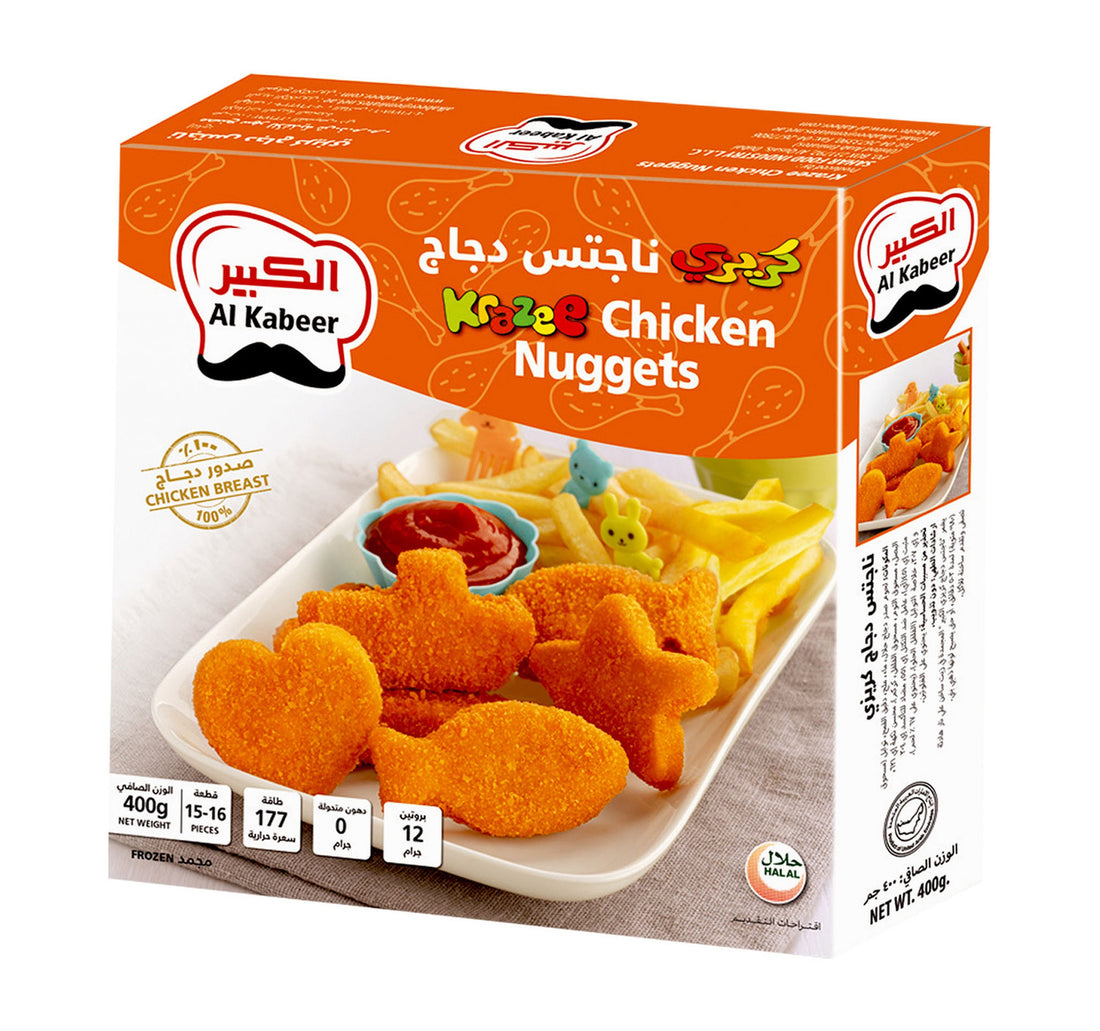 Al Kabeer Krazee Chicken Nuggets 400 g