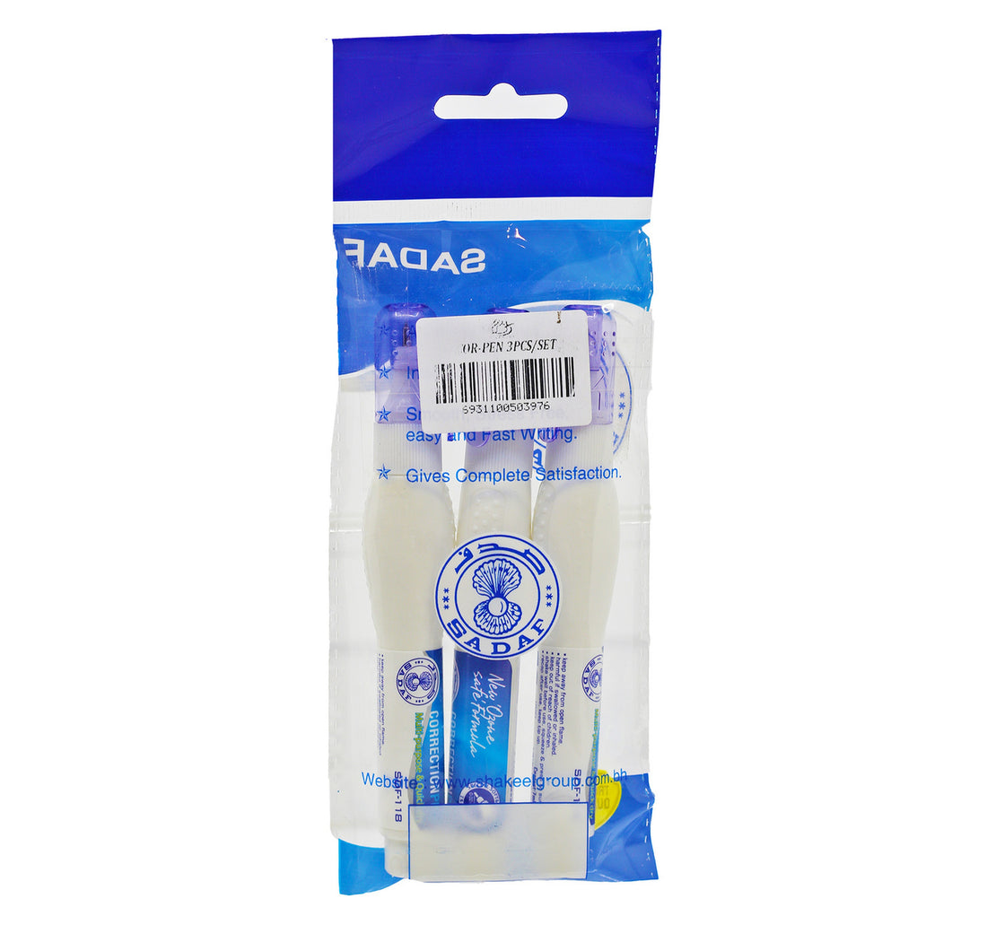 Sadaf Correction Pen 3pcs F304