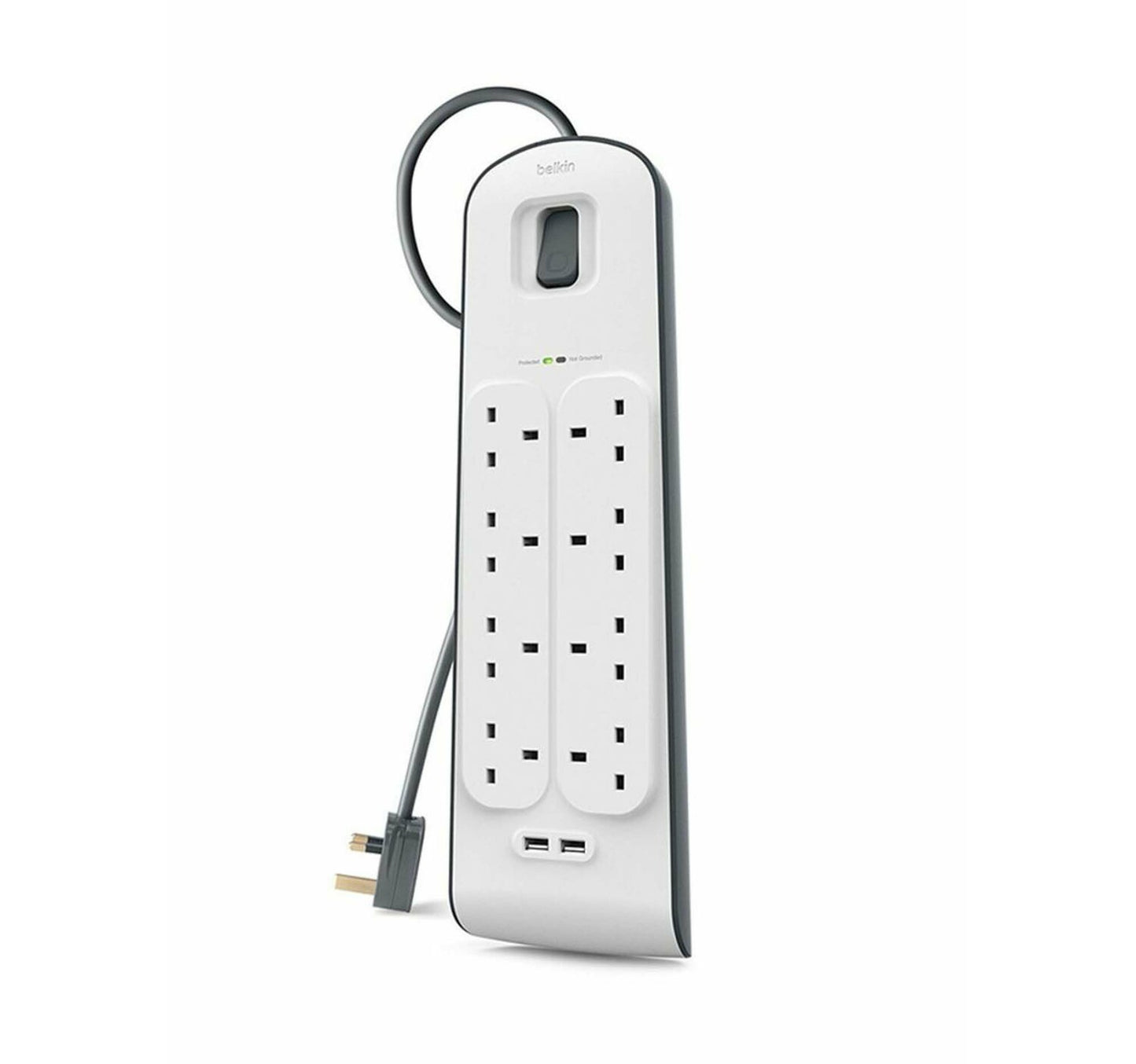 Belkin BSV804AF2M 8AC outlet(s) 2m White surge protector