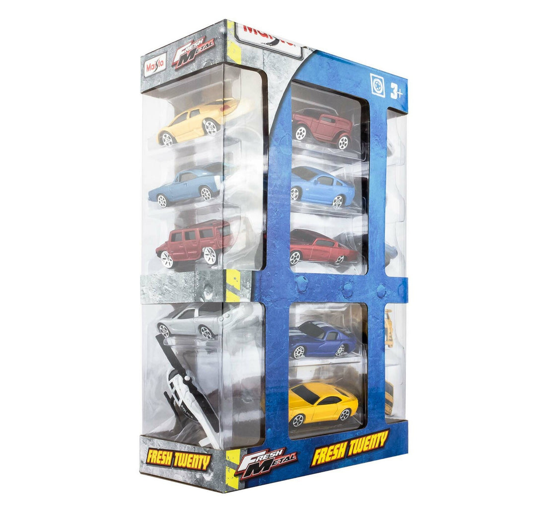 Maisto Fresh Metal Twenty 20 Pack Collectible Set of Cars 12004