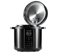 Nutricook Smart Pot 2, 9 in 1 Electric Pressure Cooker, 6 L, 1000 W, 12 Smart Programs with Smart Lid, Black, NC-SP204K